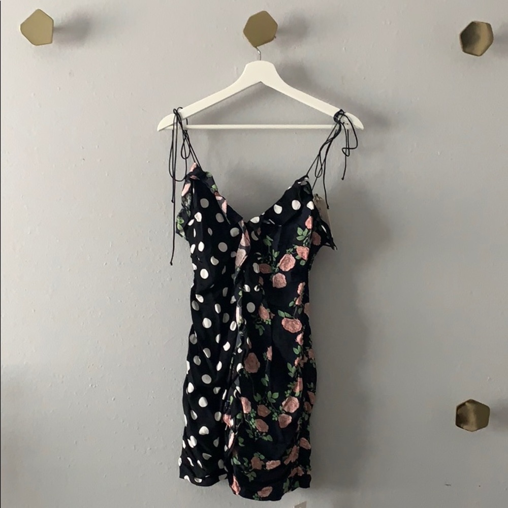 For Love & Lemons Mochi shirred mini dress